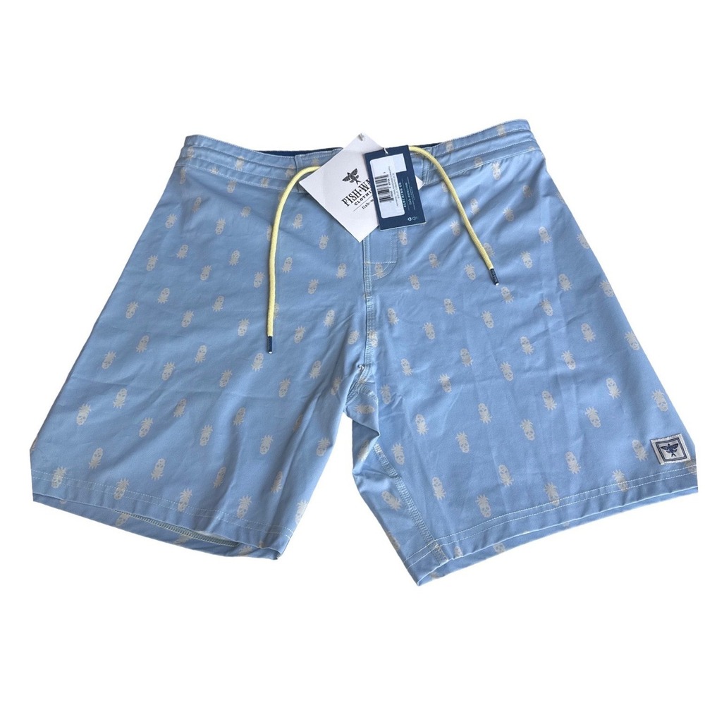 Fish+Water Clothing Co. Charleston, SC (Blue) Board Shorts Mens 32‎